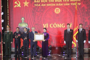 Tổ chức tốt các phong trào thi đua gắn với nâng cao chất lượng xét xử