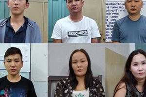 TP HCM: Bắt 6 người Mông Cổ có hành vi móc túi