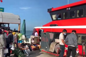 Bà Rịa - Vũng Tàu: Tàu cao tốc hoạt động trở lại