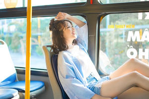 Xuất hiện "thiên thần xe buýt" khiến các chàng trai xiêu lòng