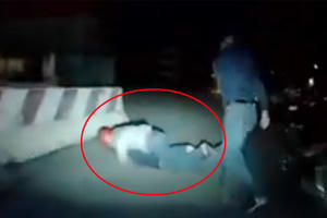 Nghẹt thở với clip truy bắt đôi vợ chồng ăn trộm xe máy