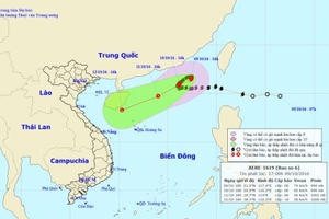 Dự báo thời tiết ngày 10/10: Bão số 6 di chuyển theo hướng Tây Tây Nam, Hà Nội nắng đẹp trong ngày giải phóng