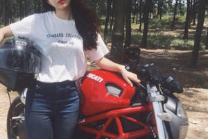 Nữ biker Việt lên báo Thái vì quá đẹp, ngắm nhan sắc thật còn giật mình hơn