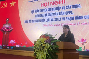 Quảng Ninh: Sở Tư pháp tổ chức Hội nghị tập huấn chuyên sâu nghiệp vụ cho gần 200 đại biểu cán bộ Tư pháp Quảng Ninh: Sở Tư pháp tổ chức Hội nghị tập huấn chuyên sâu nghiệp vụ cho gần 200 đại biểu cán bộ Tư pháp