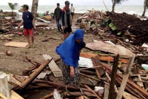 Đã có 168 người thiệt mạng do sóng thần tại Indonesia