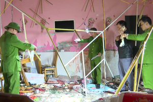 Nổ mìn kinh hoàng đêm mùng 2 tết khiến 10 người bị thương