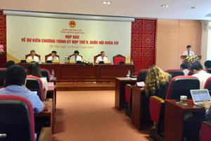 Kỳ họp thứ 9: Quốc hội sẽ thành lập Hội đồng bầu cử quốc gia