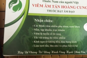 Bộ Y tế vào cuộc kiểm tra nguồn gốc thuốc Viêm âm tán Hoàng cung Bộ Y tế vào cuộc kiểm tra nguồn gốc thuốc Viêm âm tán Hoàng cung