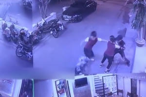 [Clip]: Nữ nhân viên đánh bại 3 gã trộm gương như trong phim?