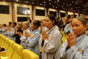 Ninh Bình: Khai giảng khóa tập huấn, khóa tu cho trên 5.000 phật tử tại chùa Bái Đính