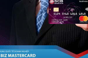 Thẻ tín dụng quốc tế SCB Biz Mastercard thu hút khách hàng doanh nghiệp