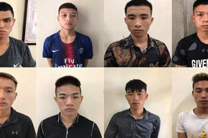 Hà Nội: Bắt 8 đạo chích nghiện game chuyên cướp tài sản trên đại lộ Thăng Long