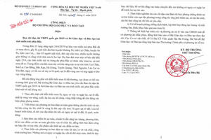 Bộ GD&ĐT ban hành Công điện khẩn chỉ đạo kỳ thi THPT Quốc gia 2019