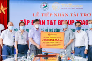 T&T Group tài trợ 7 tỷ đồng mua trang thiết bị, vật tư y tế giúp Bệnh viện Đức Giang chống dịch COVID-19