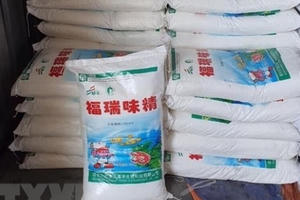 Hơn 1 tấn mỳ chính giả được nhập khẩu từ Trung Quốc về chưa kịp đi tiêu thụ thì bị bắt giữ