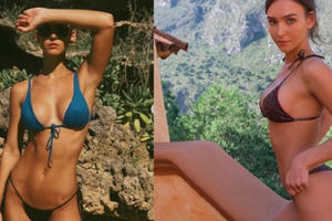 Chân dài 9x gây chao đảo với bikini nhỏ xíu