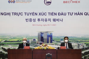 Bình Dương tổ chức hội nghị trực tuyến xúc tiến đầu tư Hàn Quốc Bình Dương tổ chức hội nghị trực tuyến xúc tiến đầu tư Hàn Quốc