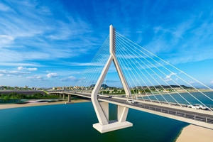 Khởi công xây dựng cầu Đồng Việt, nối 2 tỉnh Bắc Giang và Hải Dương