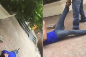 Hy hữu tên trộm xe máy được người dân xoa bóp chân