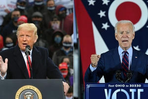 Tổng thống Trump ngược dòng vượt lên dẫn trước ứng viên Biden tại bang chiến địa Florida