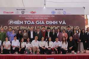 “Phiên tòa giả định và Giáo dục pháp luật học đường” - đưa pháp luật đến gần hơn với học sinh