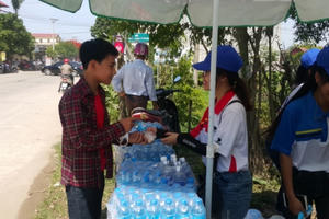 Ninh Bình: Thí sinh thi vào lớp 10 THPT được phục vụ nước uống nước miễn phí