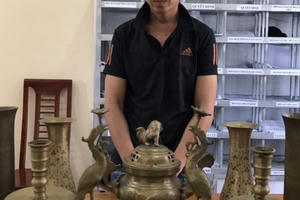 Hà Tĩnh: Khởi tố đối tượng bất chấp tâm linh trộm cắp đồ thờ