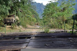 Khu tái hiện đường mòn Hồ Chí Minh bị bỏ hoang