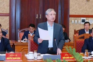 Thường trực Ban Bí thư Trần Quốc Vượng yêu cầu bảo đảm phục vụ tốt Đại hội Đảng XIII