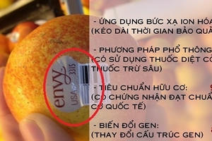 Ý nghĩa đằng sau những con số dán trên hoa quả nhập khẩu