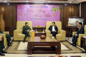 Tổng cục II (Bộ Quốc phòng) thăm, chúc Tết tỉnh Quảng Ninh