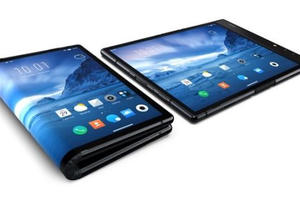 Smartphone gập đầu tiên trên thế giới ra mắt