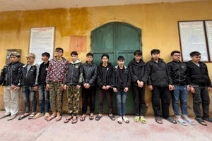 Ngăn chặn kịp thời và bắt giữ 12 đối tượng đánh nhau trong đêm