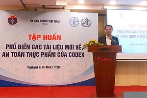 Tập huấn “Phổ biến các tiêu chuẩn mới của Codex về An toàn thực phẩm”