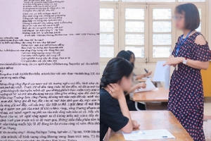 Vụ thí sinh làm lộ đề thi trong giờ thi ở Phú Thọ, công an vào cuộc điều tra