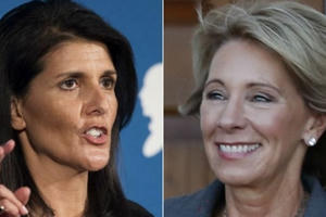 Lộ diện 2 bóng hồng quyền lực trong nội các mới của Trump Lộ diện 2 bóng hồng quyền lực trong nội các mới của Trump