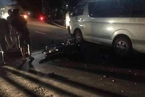 Sĩ quan quân đội tử vong vì va chạm với xe ô tô