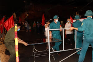 Nhiều xã của huyện Thuận Thành chuyển sang giãn cách xã hội