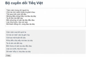 Xuất hiện công cụ chuyển đổi nhanh tiếng Việt thành 'Tiếq Việt cải tiến'