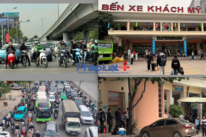 Người dân nườm nượp đổ về Thủ đô sau kỳ nghỉ Tết Dương lịch