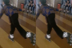 Clip vui: Cụ bà 80 tuổi trượt patin cực điêu luyện