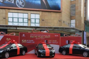 Chiêm ngưỡng dàn giải thưởng “siêu khủng” chờ khách hàng tới rước