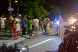 Thanh Hóa: Xe máy tông nhau liên hoàn, 5 người nhập viện