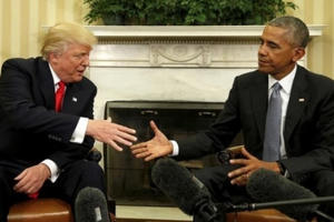 Tổng thống Obama điện đàm “làm lành” với Donald Trump