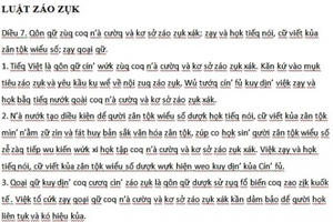 Xôn xao đề xuất cải tiến bảng chữ cái, "Tiếng Việt" thành "Tiếq Việt"