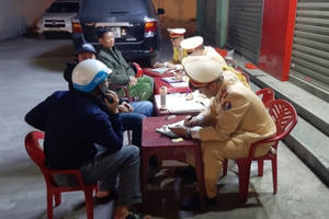 Quảng Ninh: 15 ngày ra quân tổng kiểm tra phương tiện, Công an TP Cẩm Phả phạt gần 640 triệu đồng
