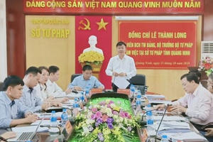 Sở Tư pháp Quảng Ninh đã nỗ lực hết sức để đồng hành với sự phát triển của tỉnh