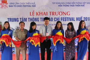Ra mắt Trung tâm thông tin báo chí Festival Huế 2018