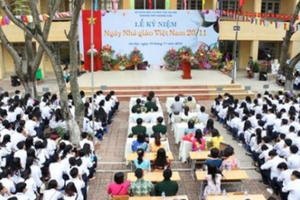 Không để lạm thu khi tổ chức thành lập trường và kỷ niệm ngày 20/11