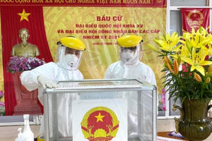 Hơn 2.000 cử tri tham gia bầu cử tại Bệnh viện K